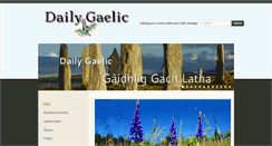 Desktop Screenshot of gaidhliggachlatha.com