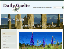 Tablet Screenshot of gaidhliggachlatha.com